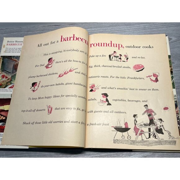 Vintage Better Homes & Gardens Barbecue Cookbook 1st Edition 1956 BBQ Recipes - Picture 7 of 15
